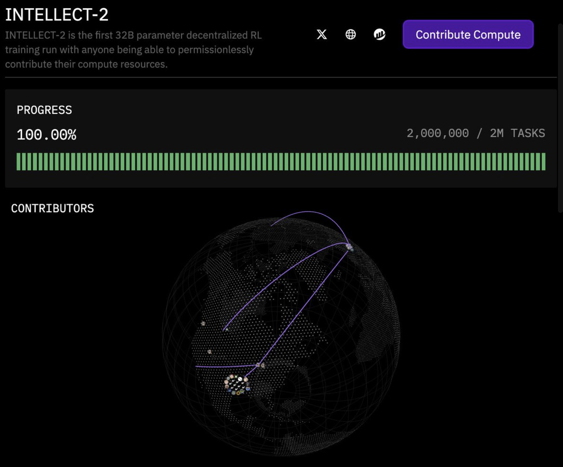 Intellect-2 Training Progress